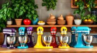 top kitchenaid mixer colors