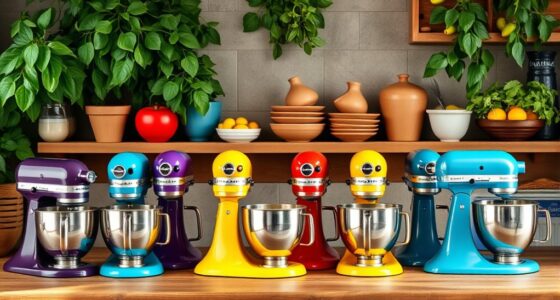 top kitchenaid mixer colors