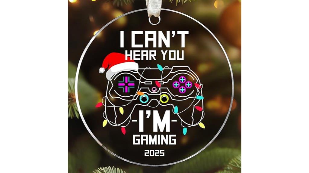 video game themed tree decorations