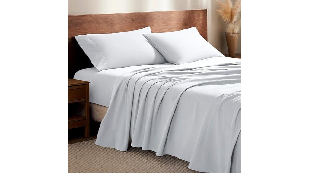 white cotton queen sheets