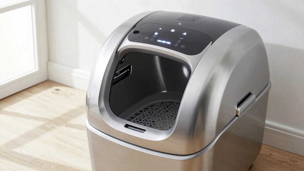 cat litter box features