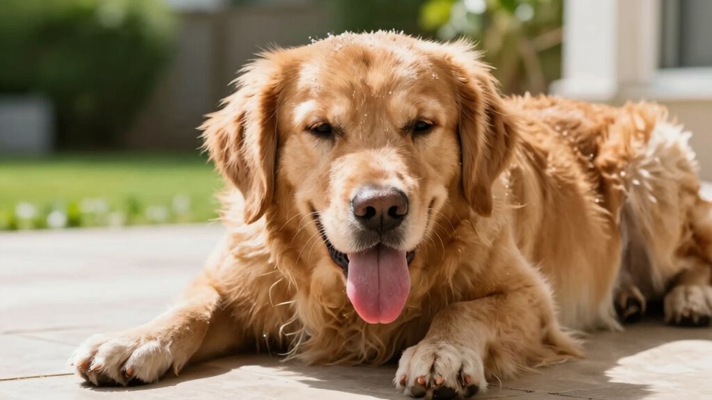 early signs of pet overheating