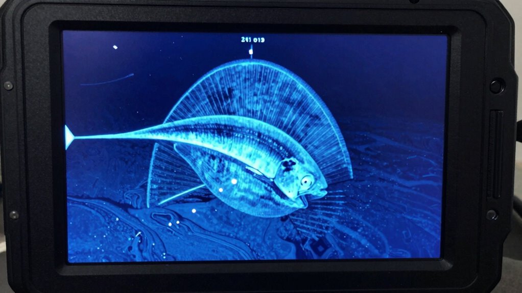 interpreting fish finder arches