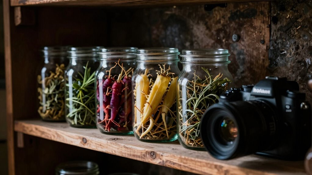 keep produce cool and dark