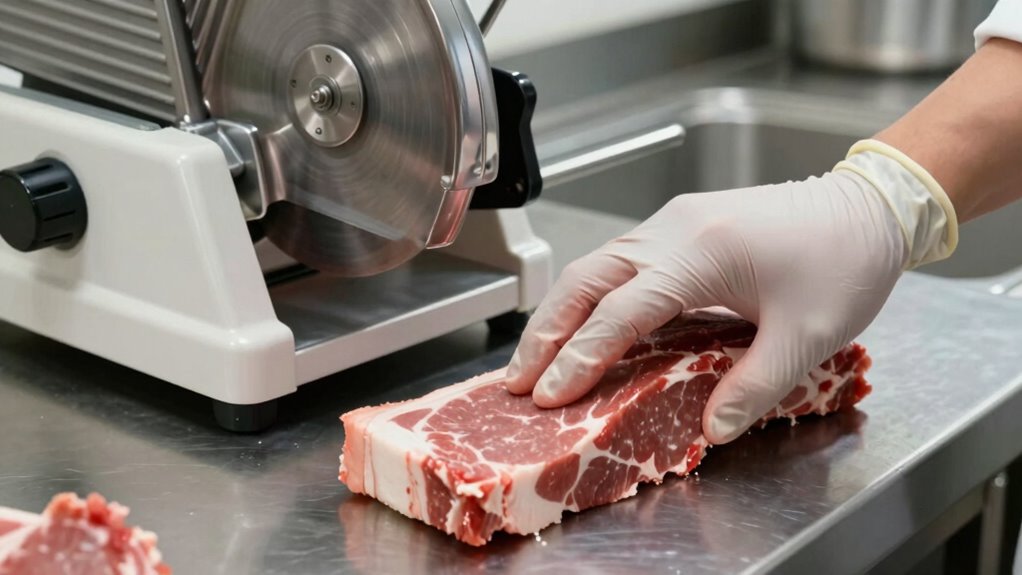 one hand meat slicer injuries