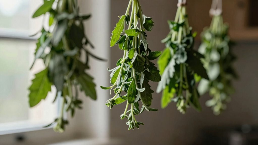 preserve herb color effectively