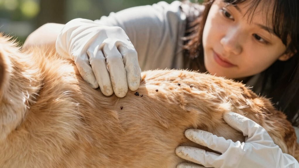 quick dog tick detection