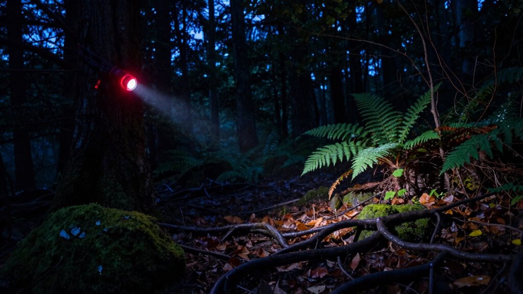 red light night foraging