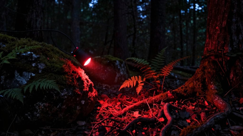 red light preserves night vision