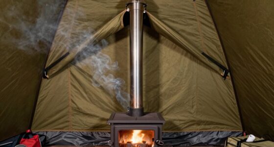 safe tent chimney routing