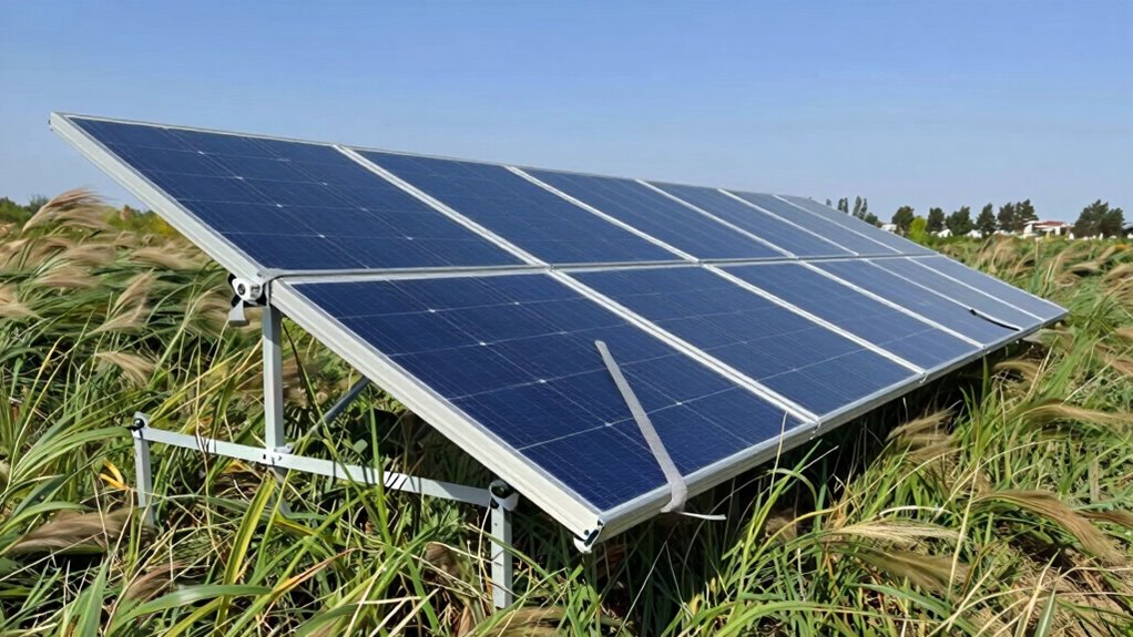 secure folding solar panels