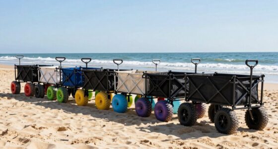 top heavy duty beach carts