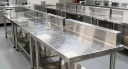 top nsf stainless prep tables