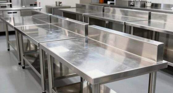 top nsf stainless prep tables
