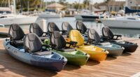 top sit on top fishing kayak seats