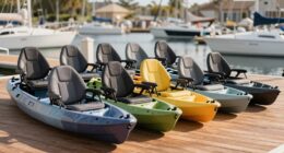 top sit on top fishing kayak seats