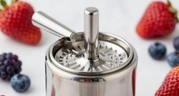 top stainless fruit presses