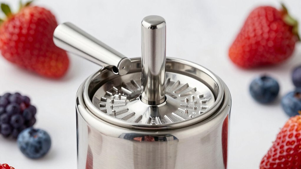 top stainless fruit presses