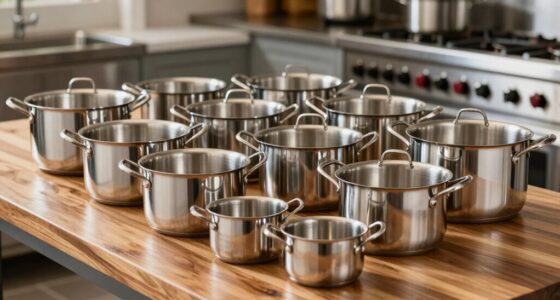 top stainless steel stock pots