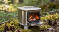 top stainless steel tent stoves