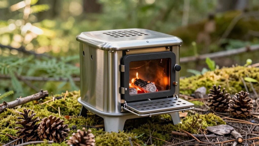top stainless steel tent stoves