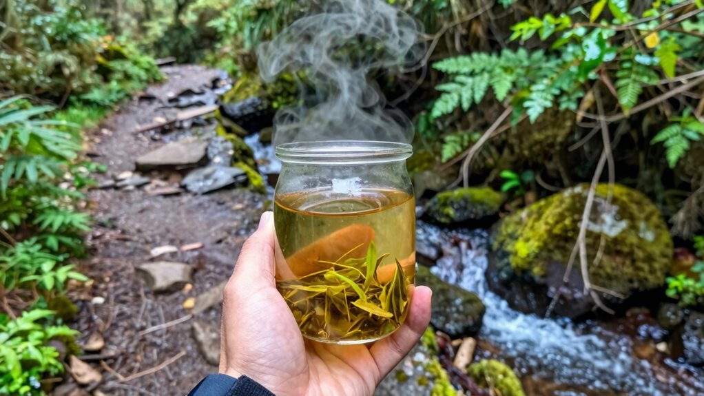 wild tea harvesting tips