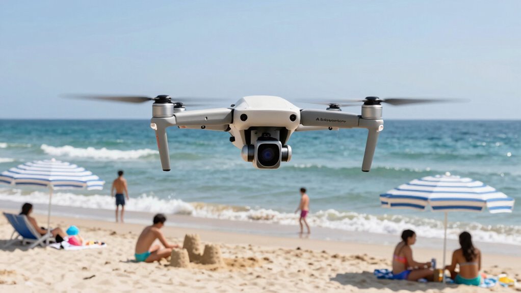 beach drone flying rules