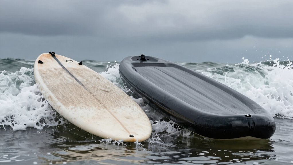 board performance in wind
