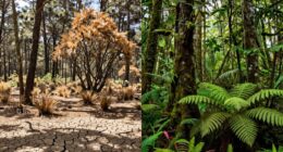 contrasting forest food patterns