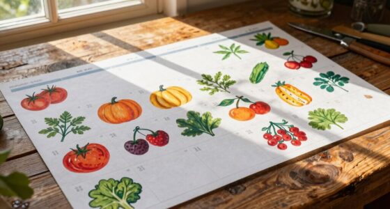 create a personal harvest schedule