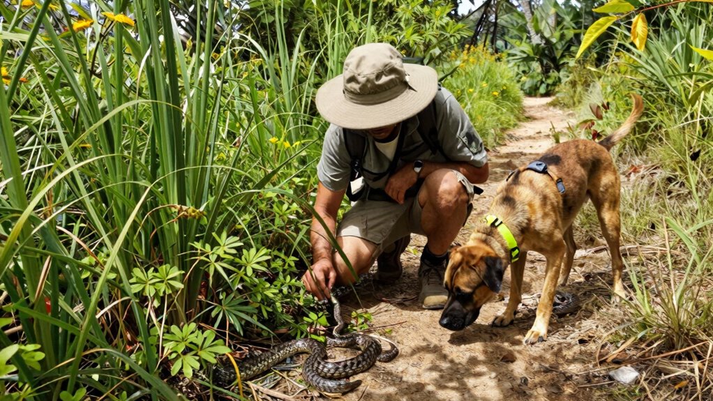 dog safety in snake habitats
