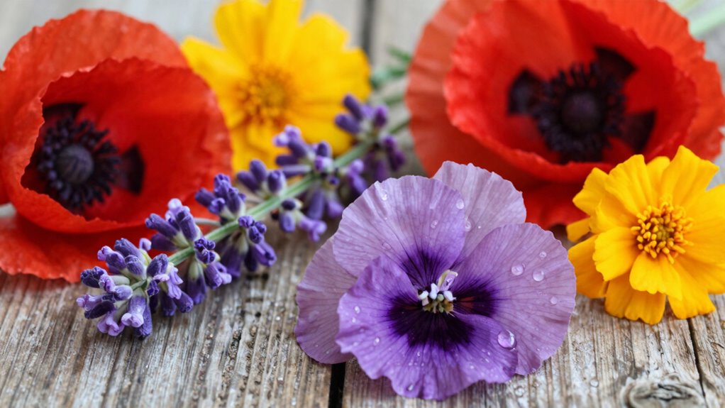 edible flowers enhance visual storytelling