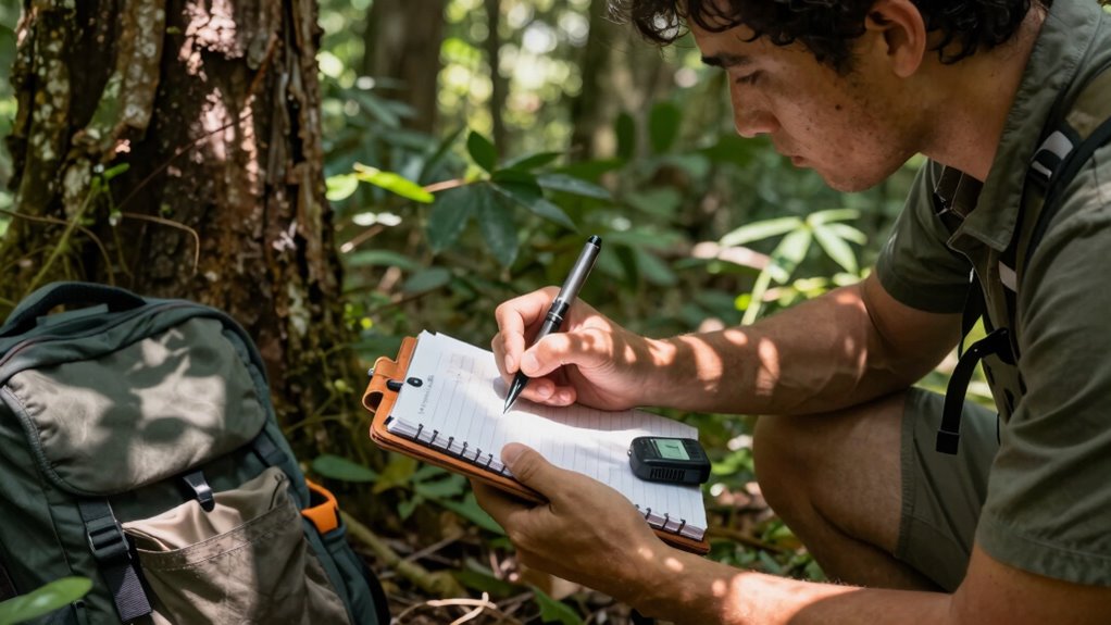 efficient field note taking