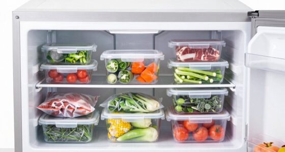efficient frozen food storage
