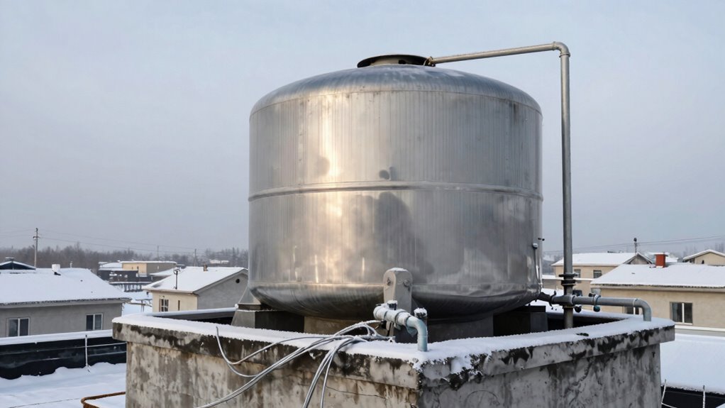 incorrect water tank placement