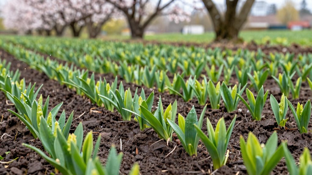 monitoring early spring greens