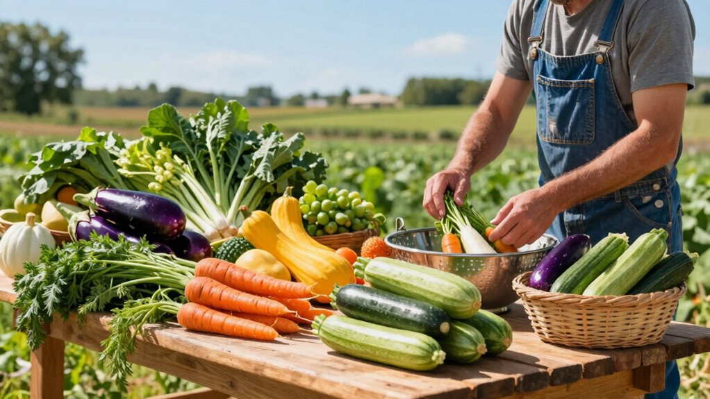 organize various harvests efficiently