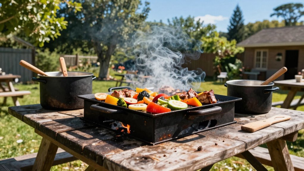 outdoor cooking safety and maintenance