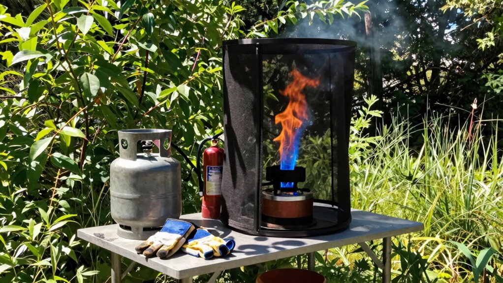 outdoor propane canning safety