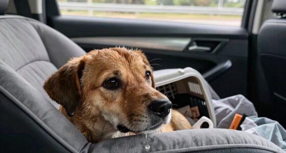 pets travel sickness worsens