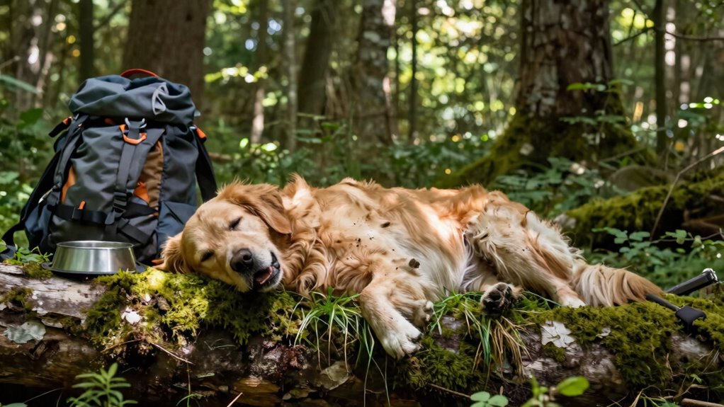 post camping dog recovery tips