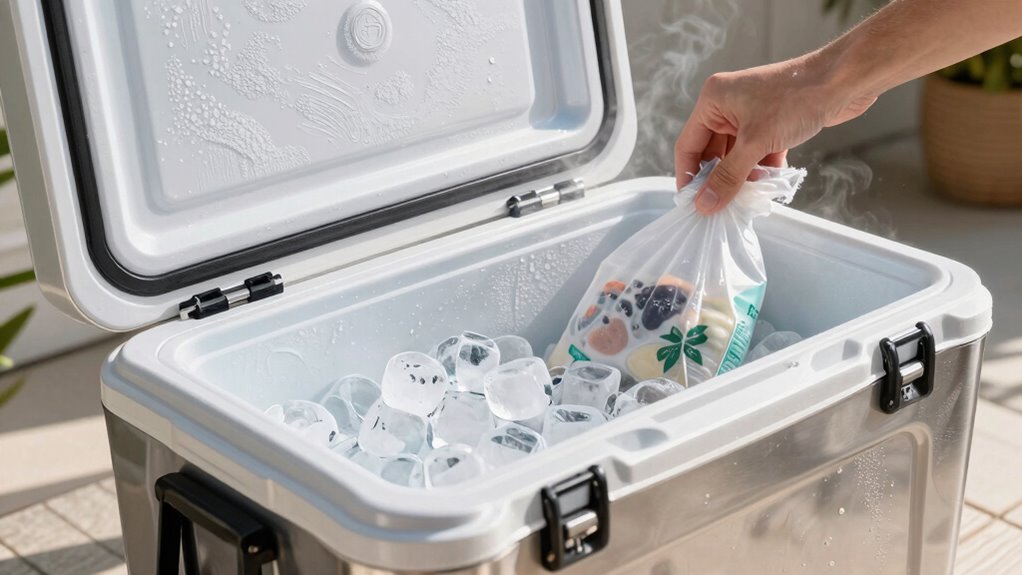 pre chill cooler for longer