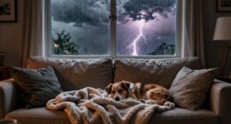 reducing storm related pet anxiety