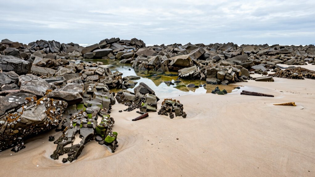 rocky shores host diverse creatures