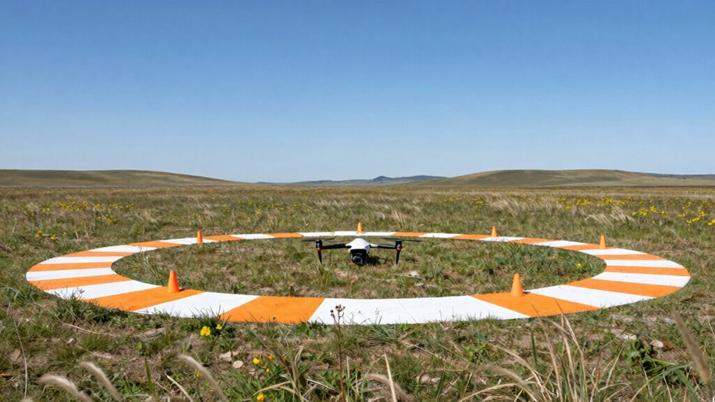 safe open country drone launch