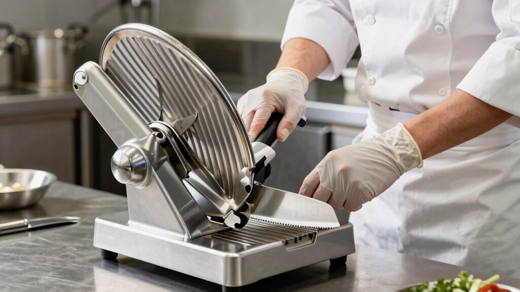 safe slicer handling practices