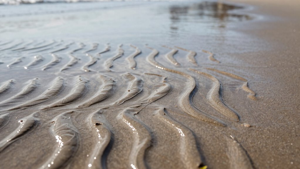 sand surface ripple patterns