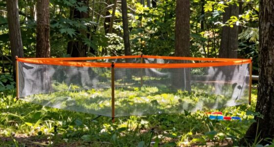 secure pet campsite boundary