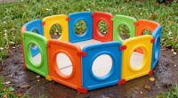 secure uneven wet ground