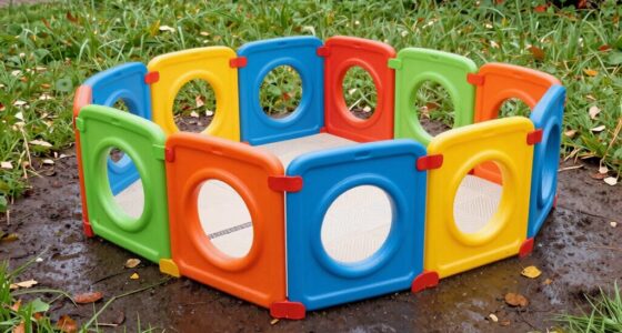 secure uneven wet ground